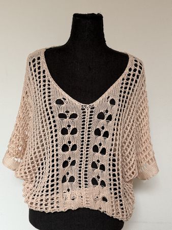 Boho Pullover im Häkellook