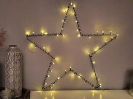 Stern - Weihnachtsstern - Dekostern mit LED-Lichter