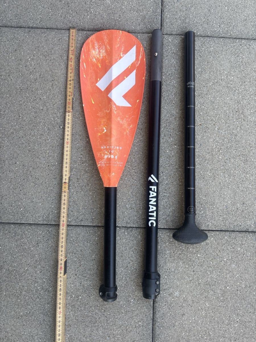 Surfboards & Schwimmbrette: SUP Paddel Fanatic Ripper Pure 3 teilig – Gebraucht aus Wilen b. Wil von b-mountain