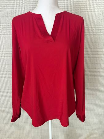 Elegante Comma Bluse, Grösse 40, Rot!