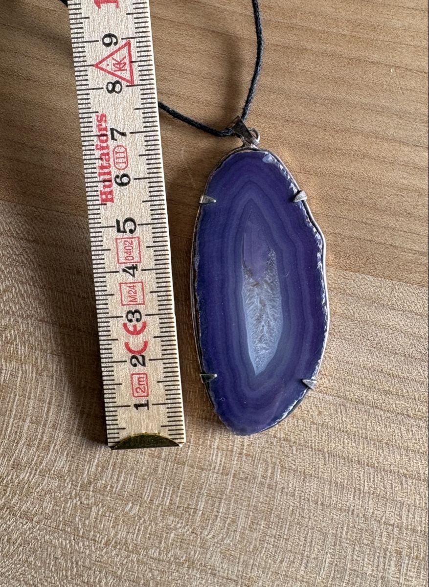 Ketten: Achat Halskette violett – Neu (gemäss Beschreibung) aus Malans GR von sim_6pjl 3