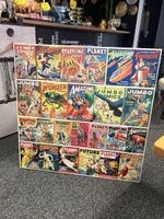 XXL Leinwandbild 100x100cm Vintage Comic
