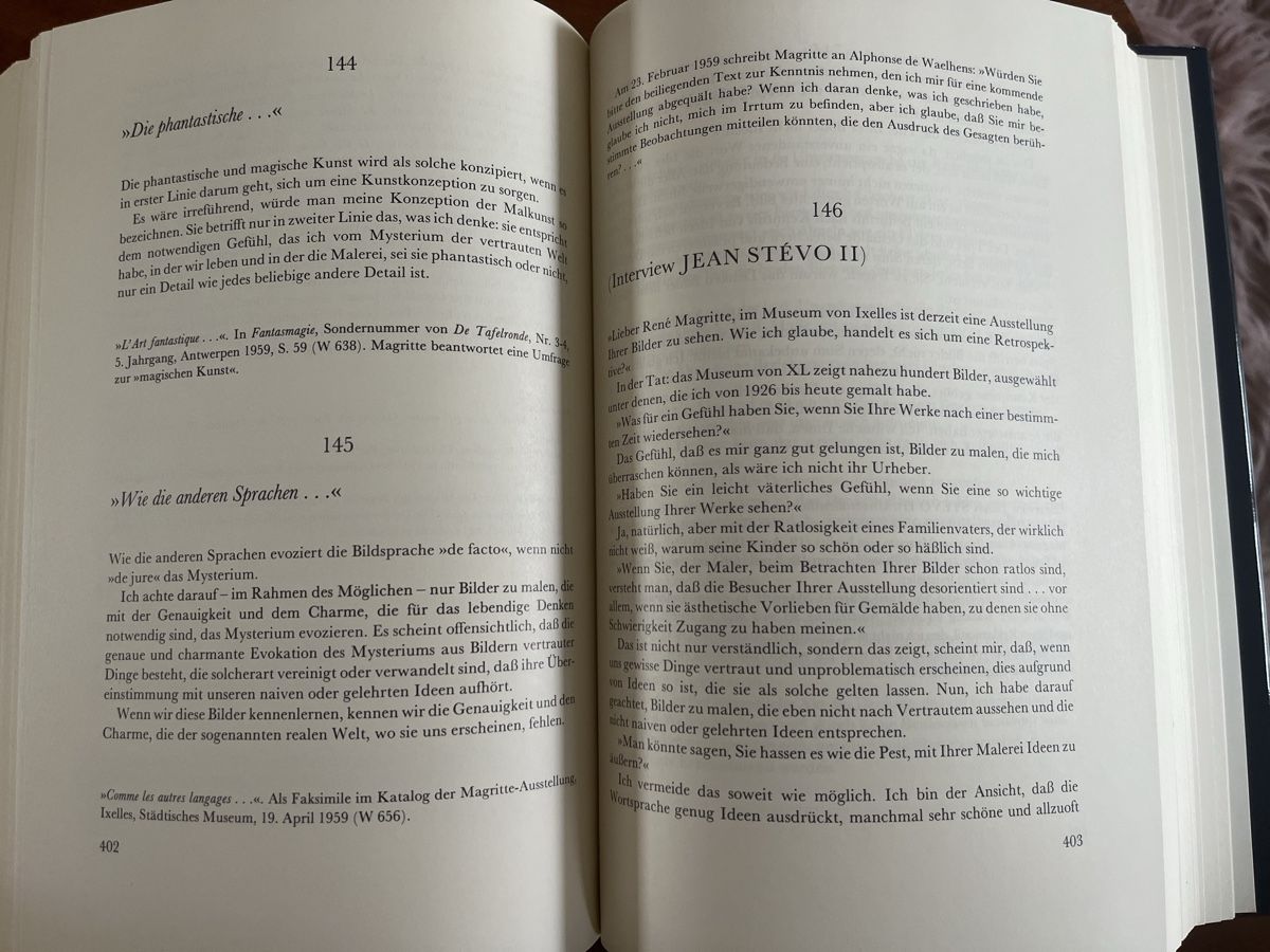 Libri: René Magritte- Sämtliche Schriften – Usato da Romanshorn venduto da Apfelschuss 2