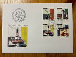 Erstagscouvert FDC Pro Patria 1999