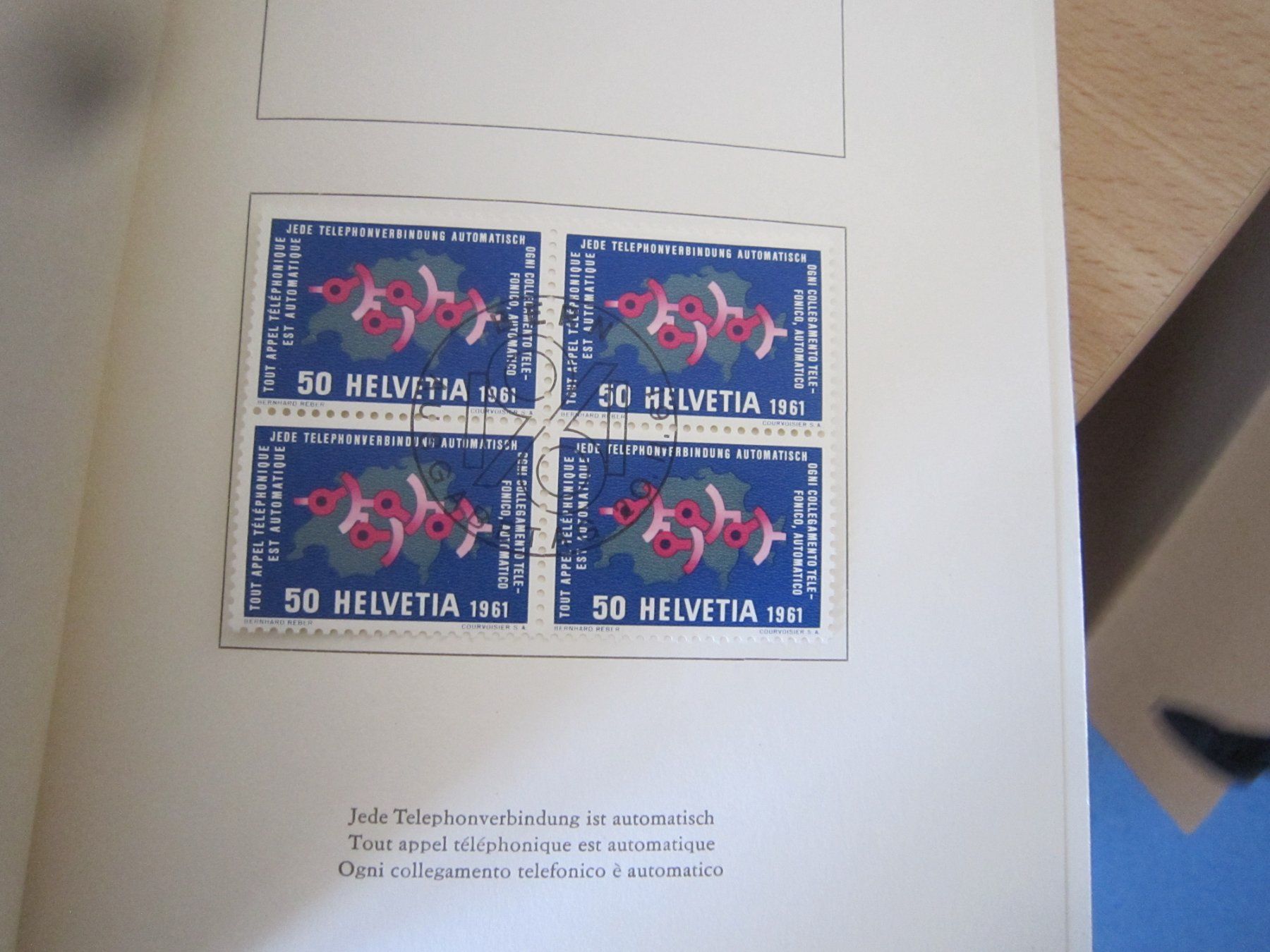 Tutti i francobolli: No 16 Buch 1961 4er Blocks mit ET Stempel – Usato da Giubiasco venduto da sal_9j6w 5