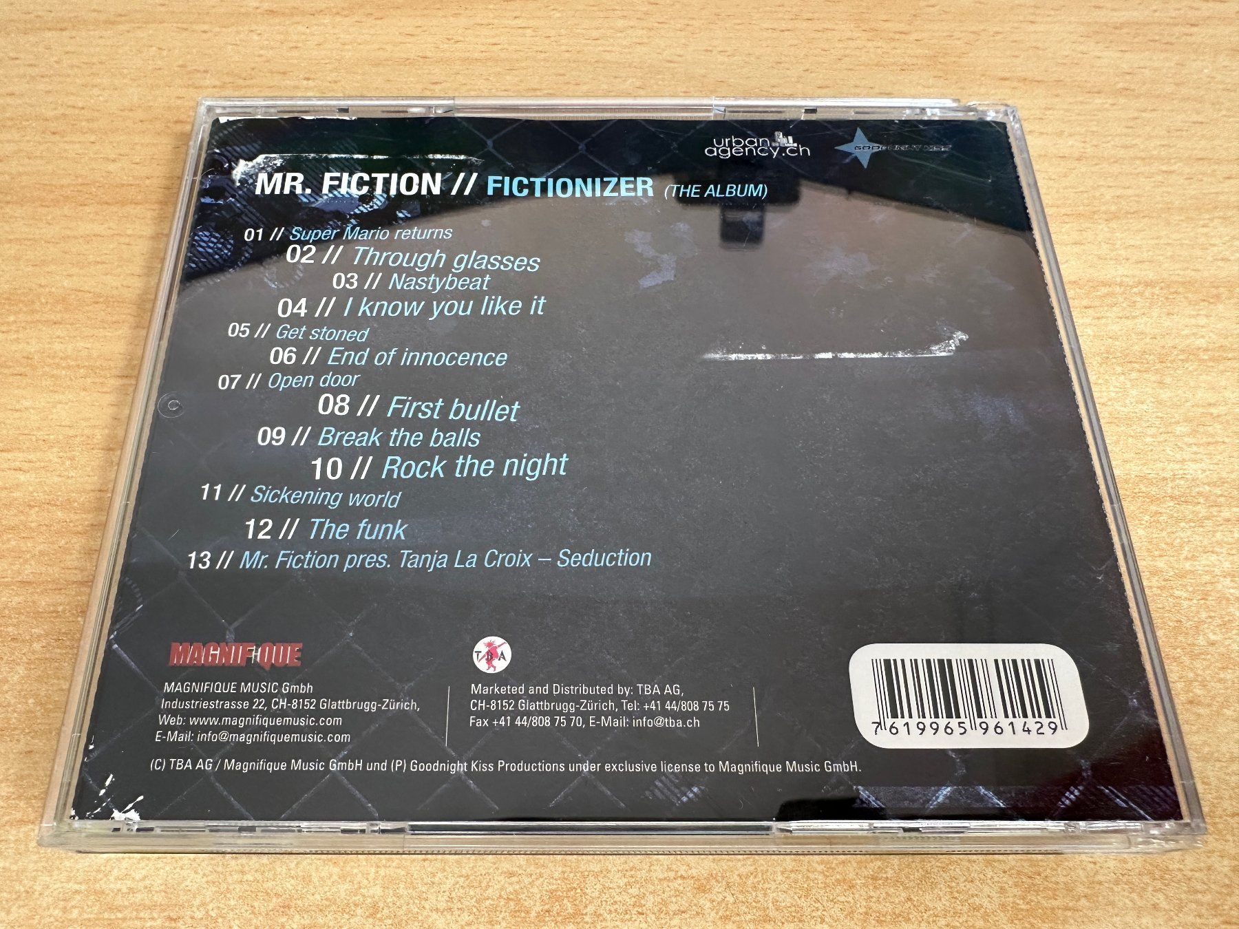 CD: X0 Mr.Fiction – Fictionizer – Usato da Rikon im Tösstal venduto da Alpenmutz 1