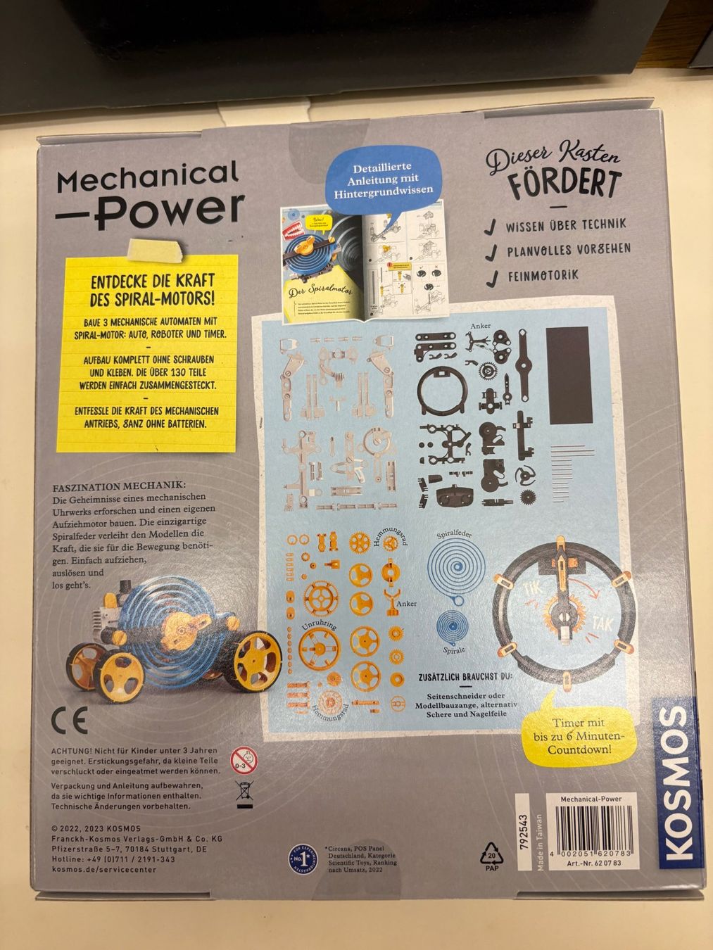 Spielzeuge: Kosmos Mechanical Power Experimentierkasten 8-12 J. – Gebraucht aus Zürich von wallans 1