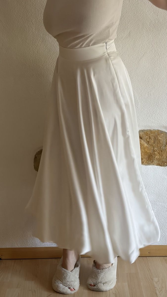 Gonne: Eleganter weißer Maxi-Rock – Nuovo (secondo la descrizione) da Pratteln venduto da plk_px2d 3