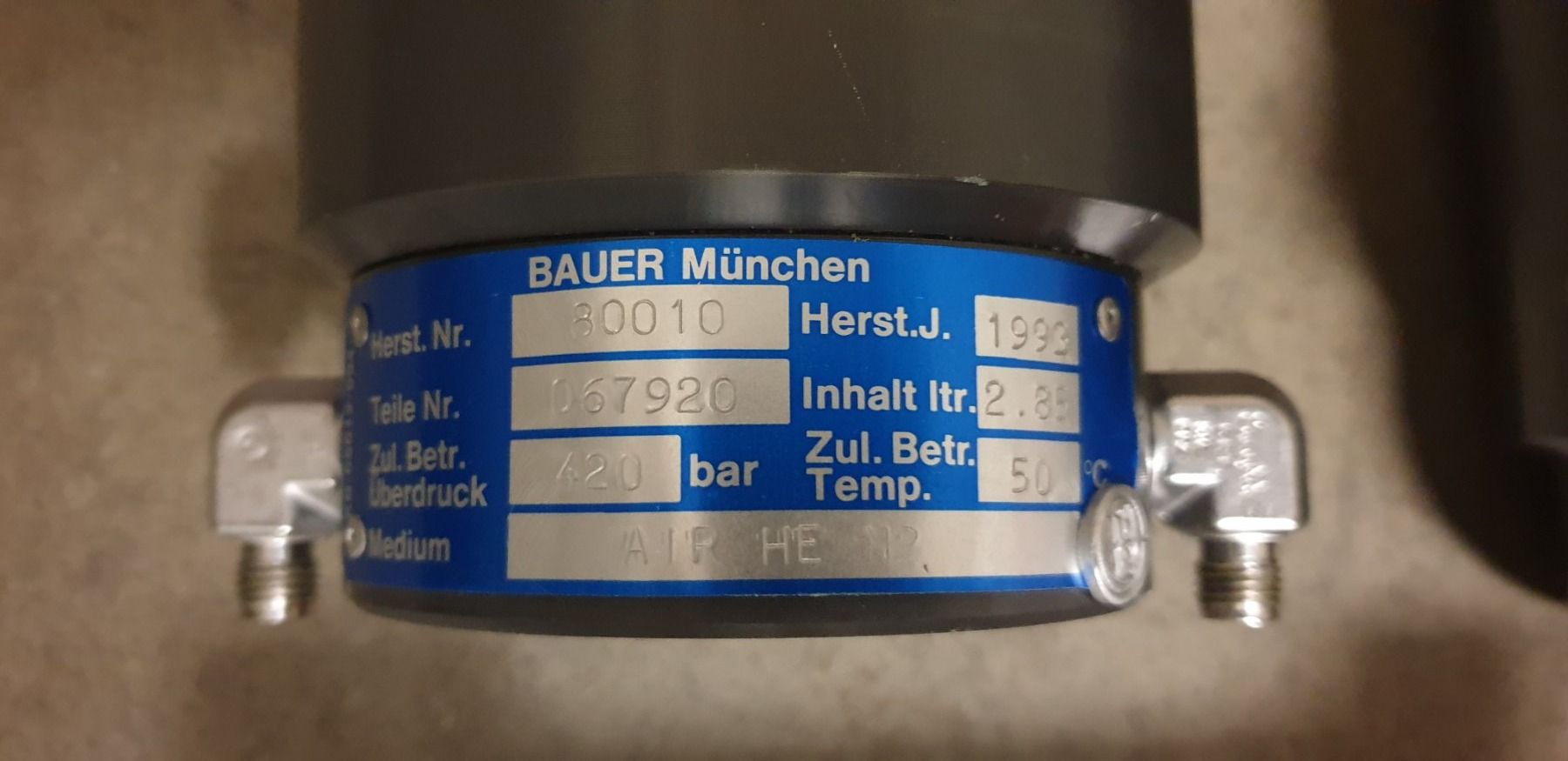 Ventilazione: Filter für Atemluftkompressor – Usato da Mülligen venduto da Hurum 1