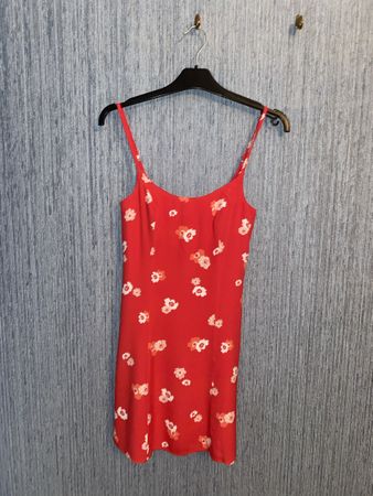 Kookaï - Robe d'été rouge à fleurs T.34 🌸☀️👗