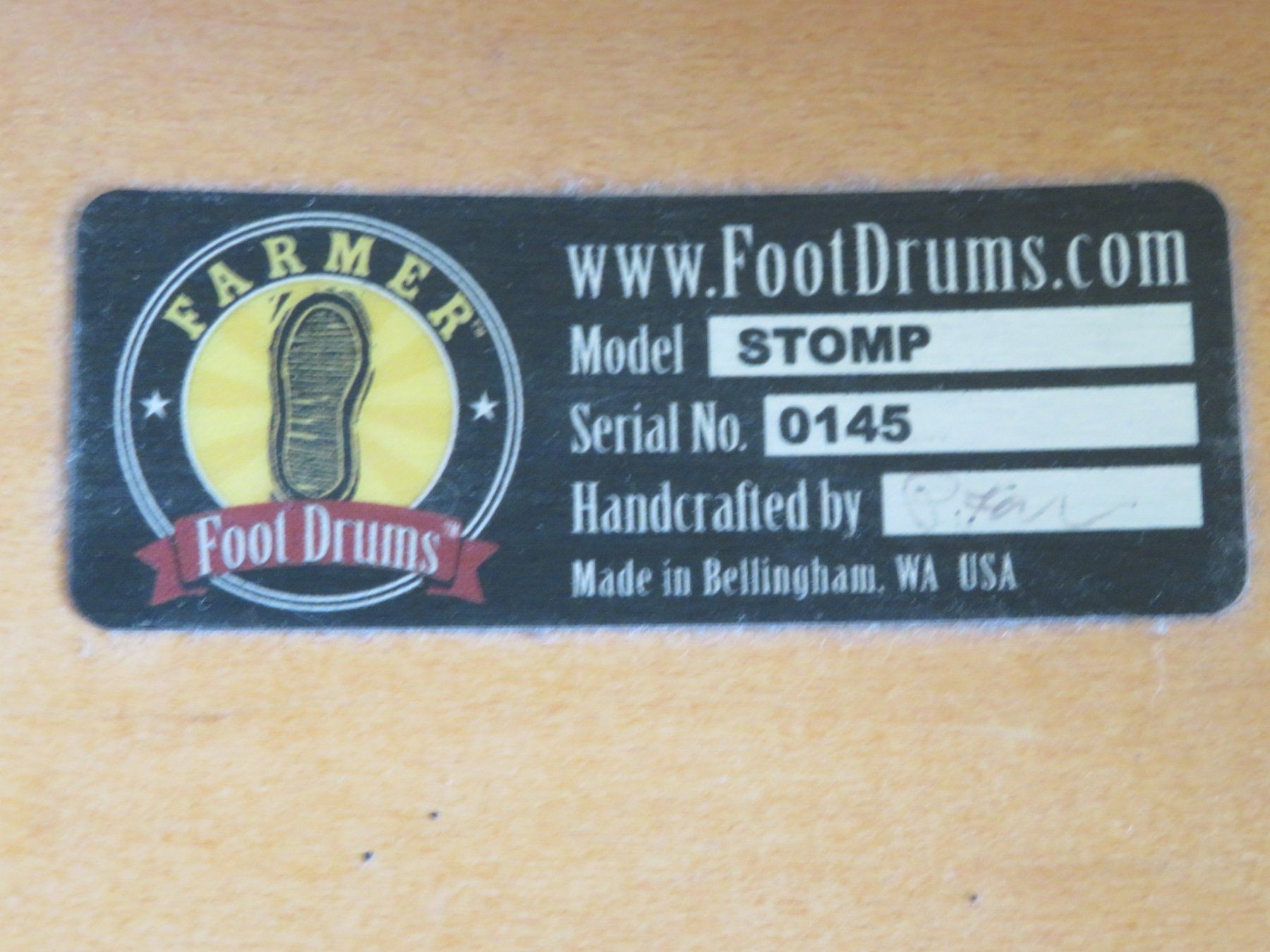 Strumenti musicali: Farmer STOMP Foot Drum – Usato da Reinach BL venduto da WBZ-Flohmarkt 8