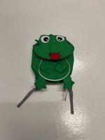 Affenzahn Rucksack Frosch grün, neuwertig