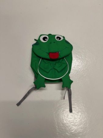 Affenzahn Rucksack Frosch grün, neuwertig