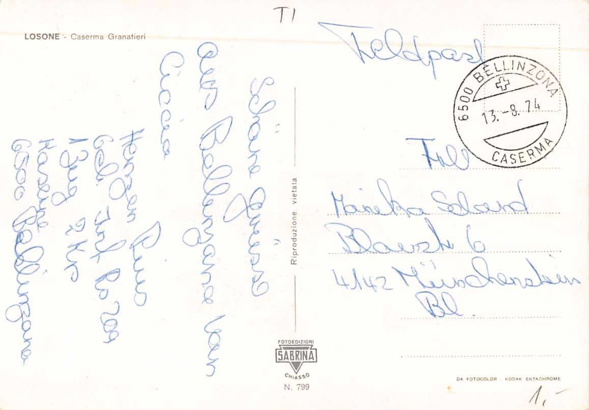 Cartoline postali: 5 MILITÄR-HUMOR-Ansichtskarten mit FELDPOST – Usato da Lufingen venduto da TopAnsichtskarten 9
