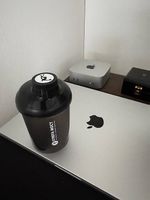 Protein-Shaker-Flasche / Eiweiß-Shaker Schwarz