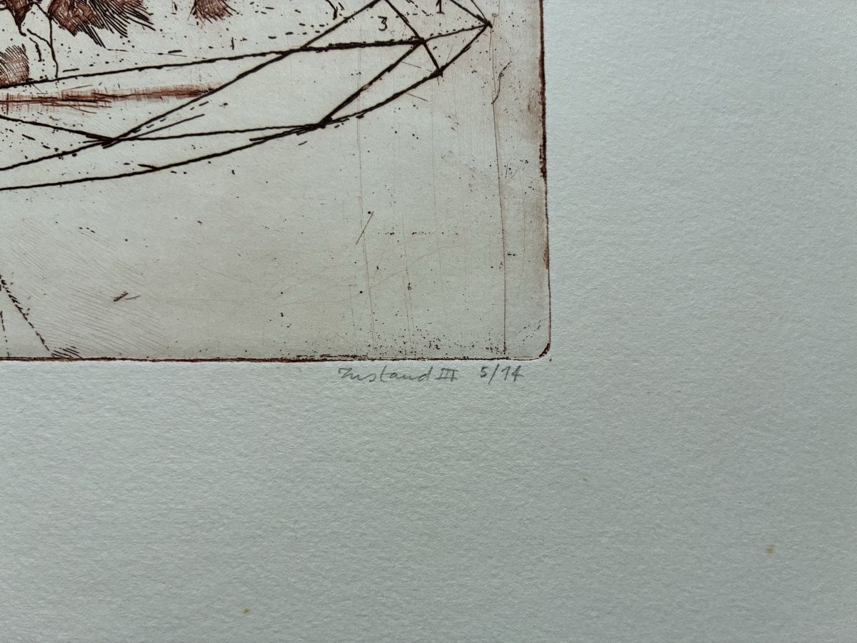 Gemälde: Hans Eigenheer, Radierung 1976 – Gebraucht aus Zürich von 718zzQk99 2
