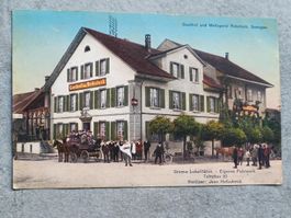 Alte PK / Gasthof und Metzgerei Rebstock - Seengen 1927