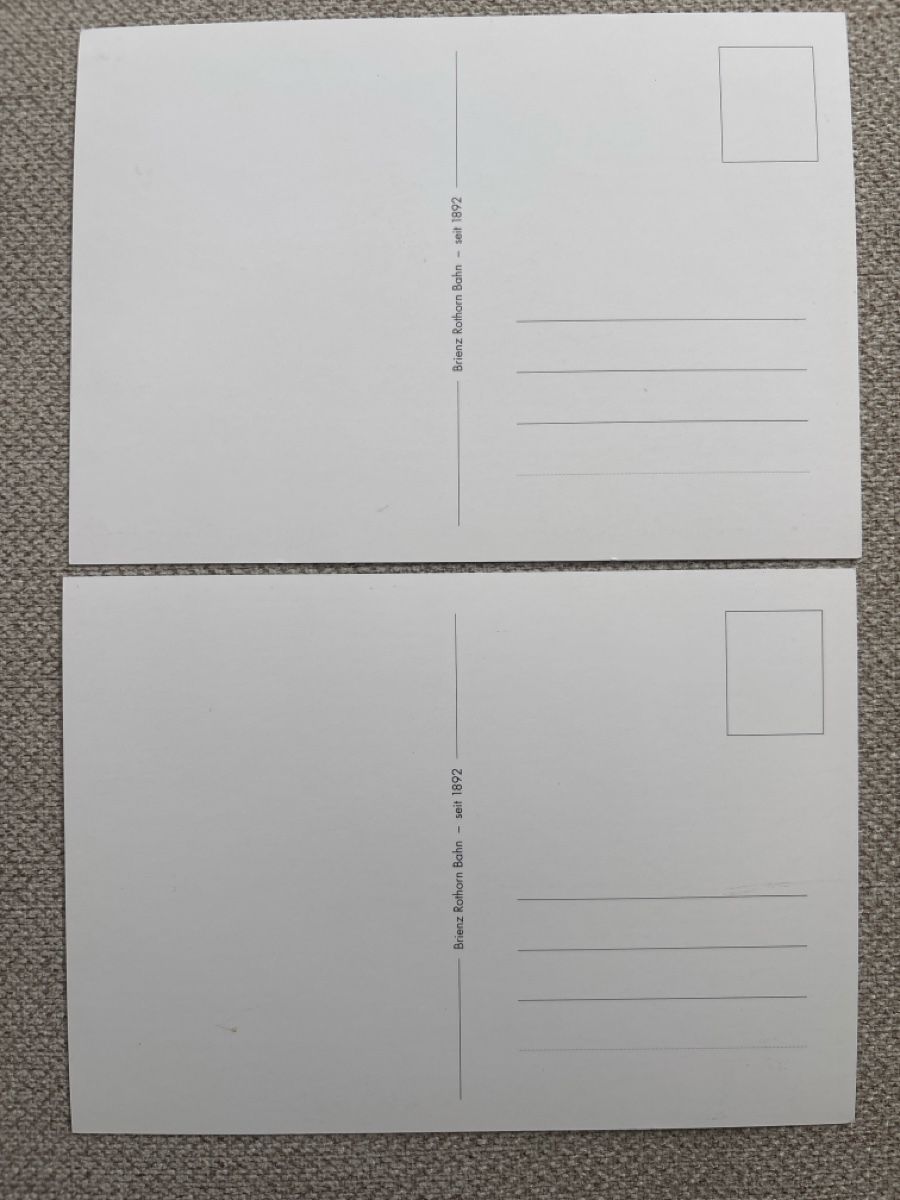 Cartoline postali: Brienz Rothorn Bahn - 2er Set Ansichtskarten – Nuovo (secondo la descrizione) da Termen venduto da rowi13 1