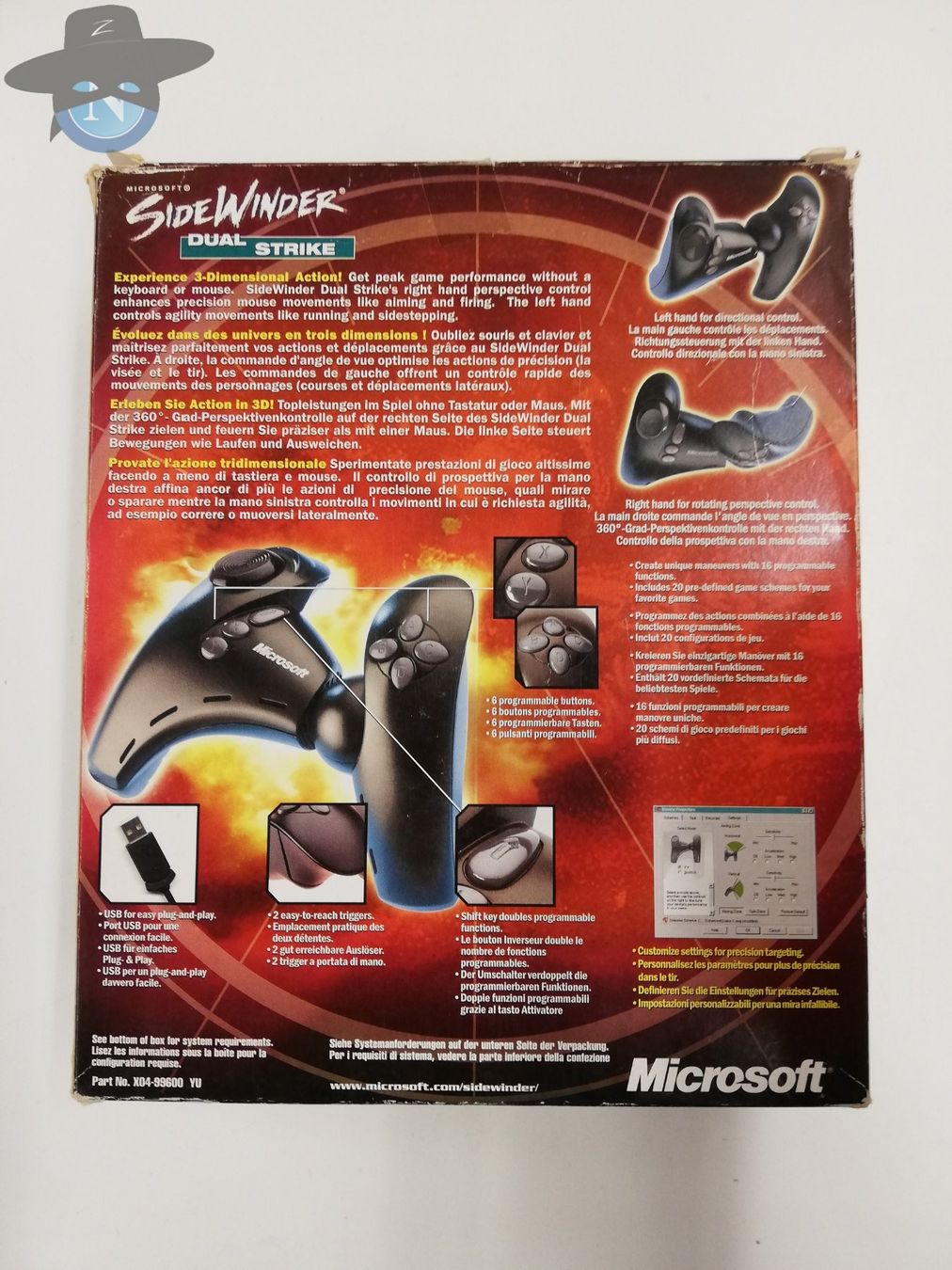 Microsoft Controller: SideWinder Dual Strike von Microsoft in OVP / getestet – Usato da St. Gallen venduto da zorro_dc 8