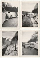 Postauto Unfall mit Anhänger Region Baden 23. Januar 1941