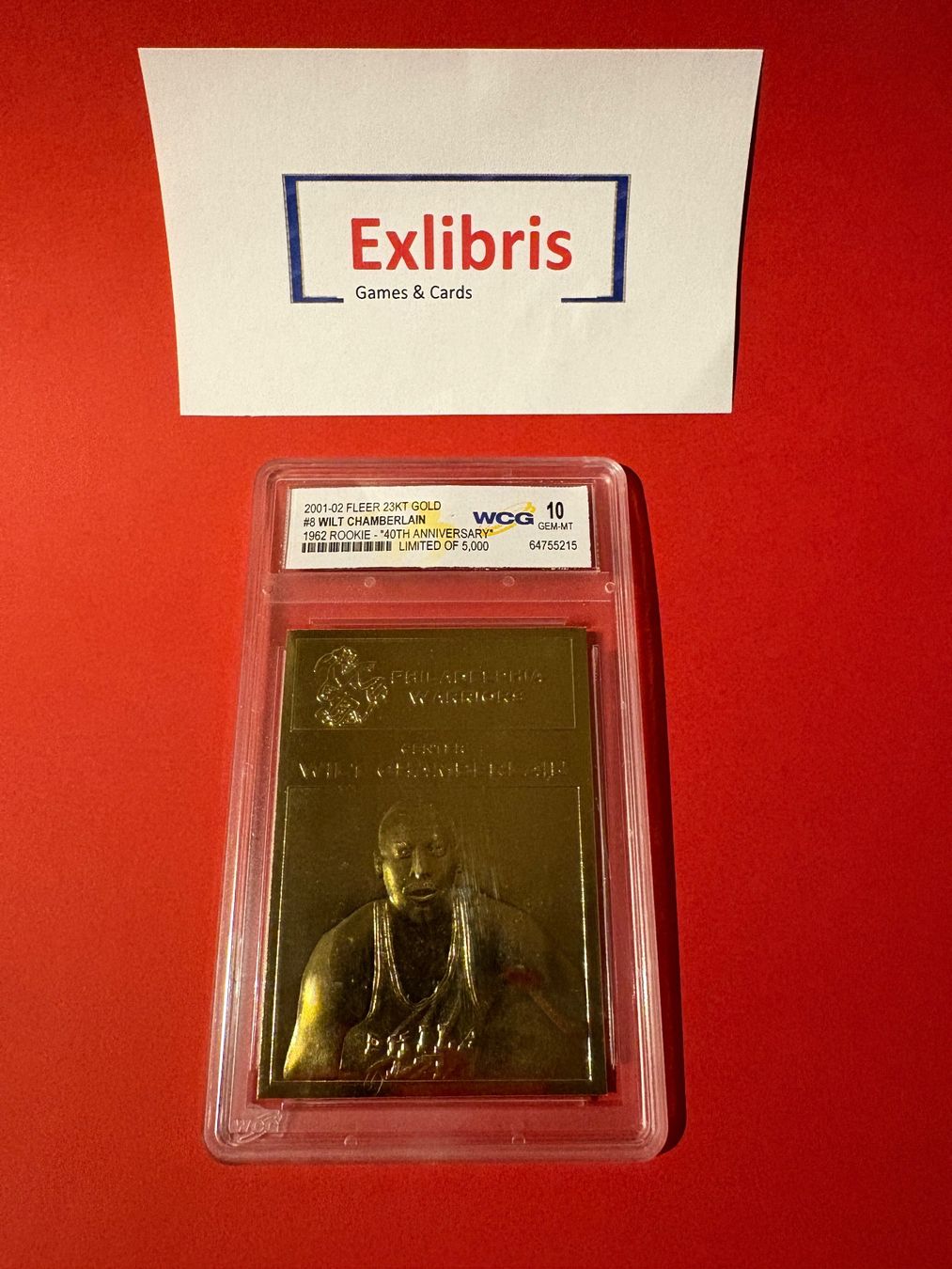 Cartoline: WILT CHAMBERLAIN - 2001-02 FLEER - Grading 10 – Nuovo e nell'imballaggio originale da meierskappel venduto da Exlibris