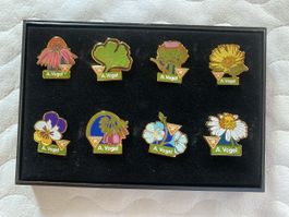 Dr. A. Vogel 8 Pin‘s 🌸seltene Sammlerstücke 