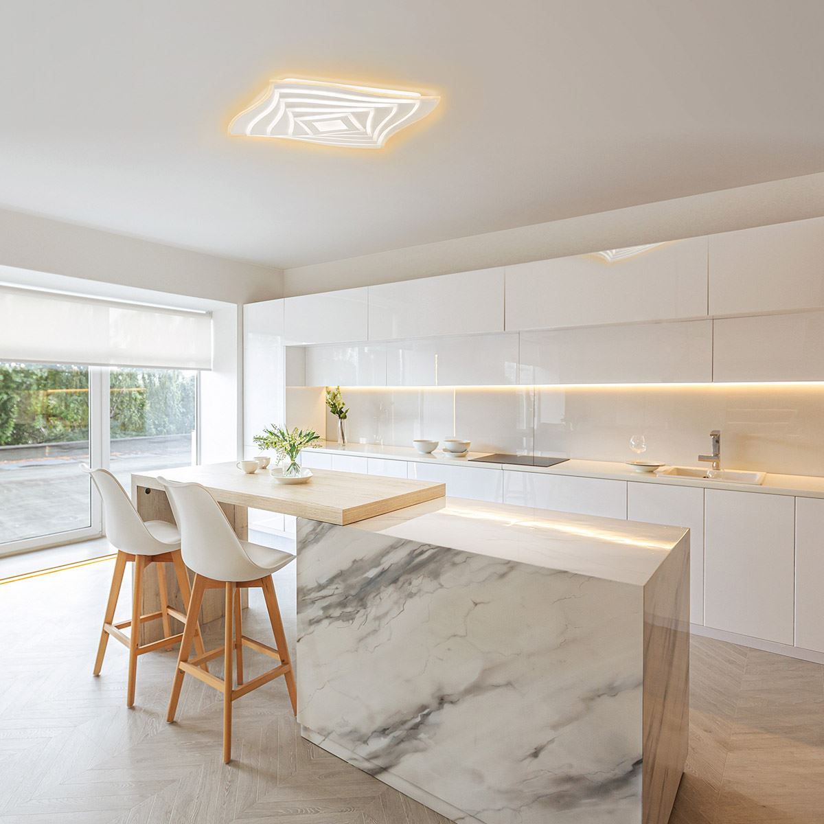 Lampadari & plafoniere: LED Deckenleuchte, Dimmer, 50 cm x 50 cm – Nuovo (secondo la descrizione) da Kreuzlingen venduto da Smart-Light 1