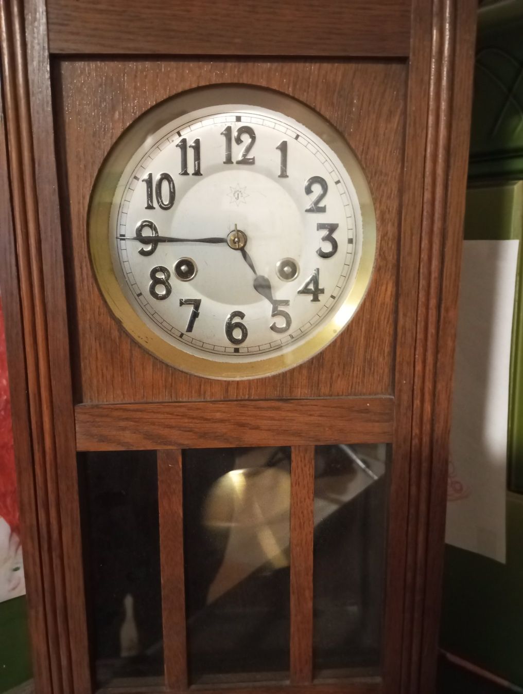 Junghans Orologi da terra & Orologi da parete: Regulator, Holz, ca. 1920, voll funktionstüchtig – Usato da Sissach venduto da Cheky 2