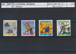 2001 Pro Juventute, Jahrgang, ET - Stempel