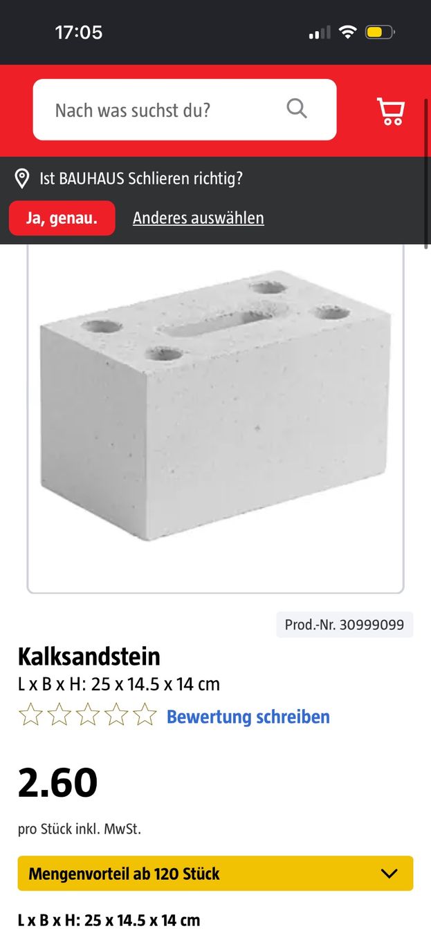 Pietre & tegole: 13 Ziegel- / Kalksandstein alle GRATIS – Usato da Schlieren venduto da NM_Nici 3