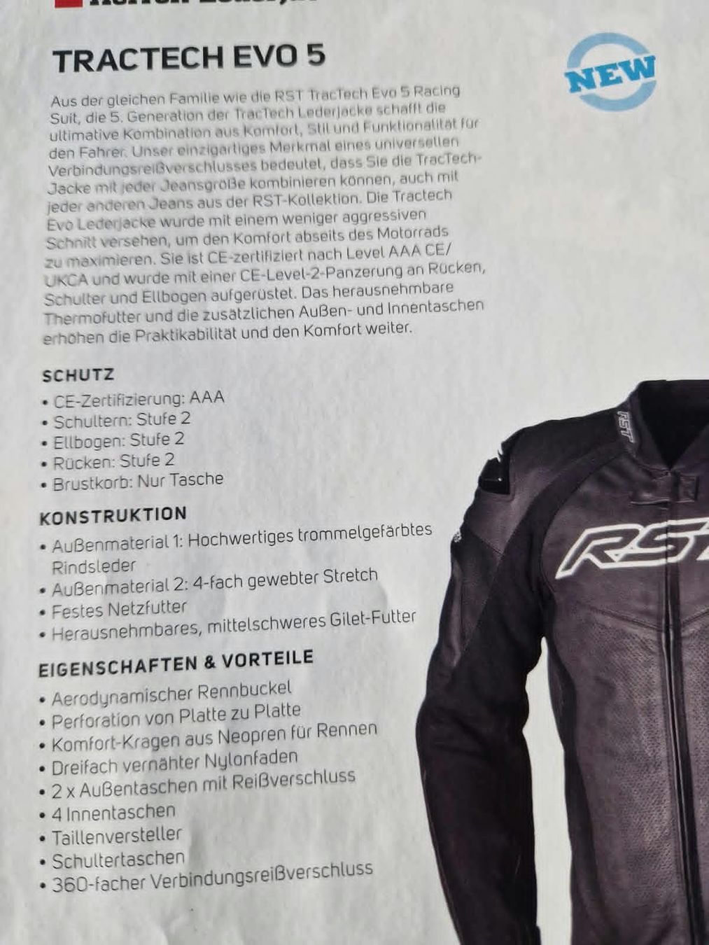Anzüge, Sport- & Funktionsanzüge: RST  Lederkombi EVO 5 2teilig – Gebraucht aus Luzern von P273358B 5