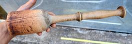 wertiger antiker HOLZ - STÖSSEL Kartoffelstampfer