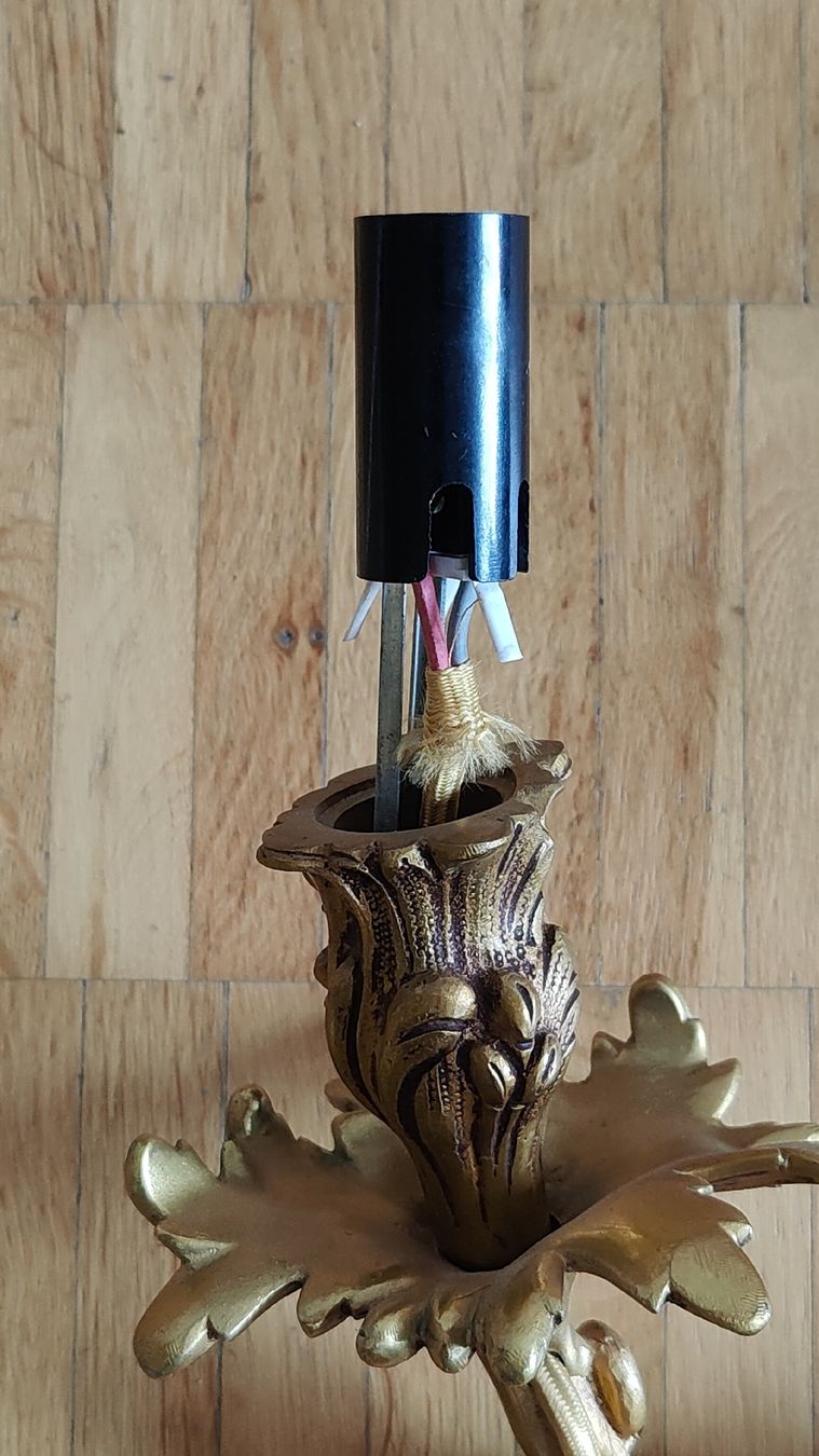 Lampade: Messing Wandleuchte Barockstil (W) – Usato da Aarau venduto da bro_9zsg 6
