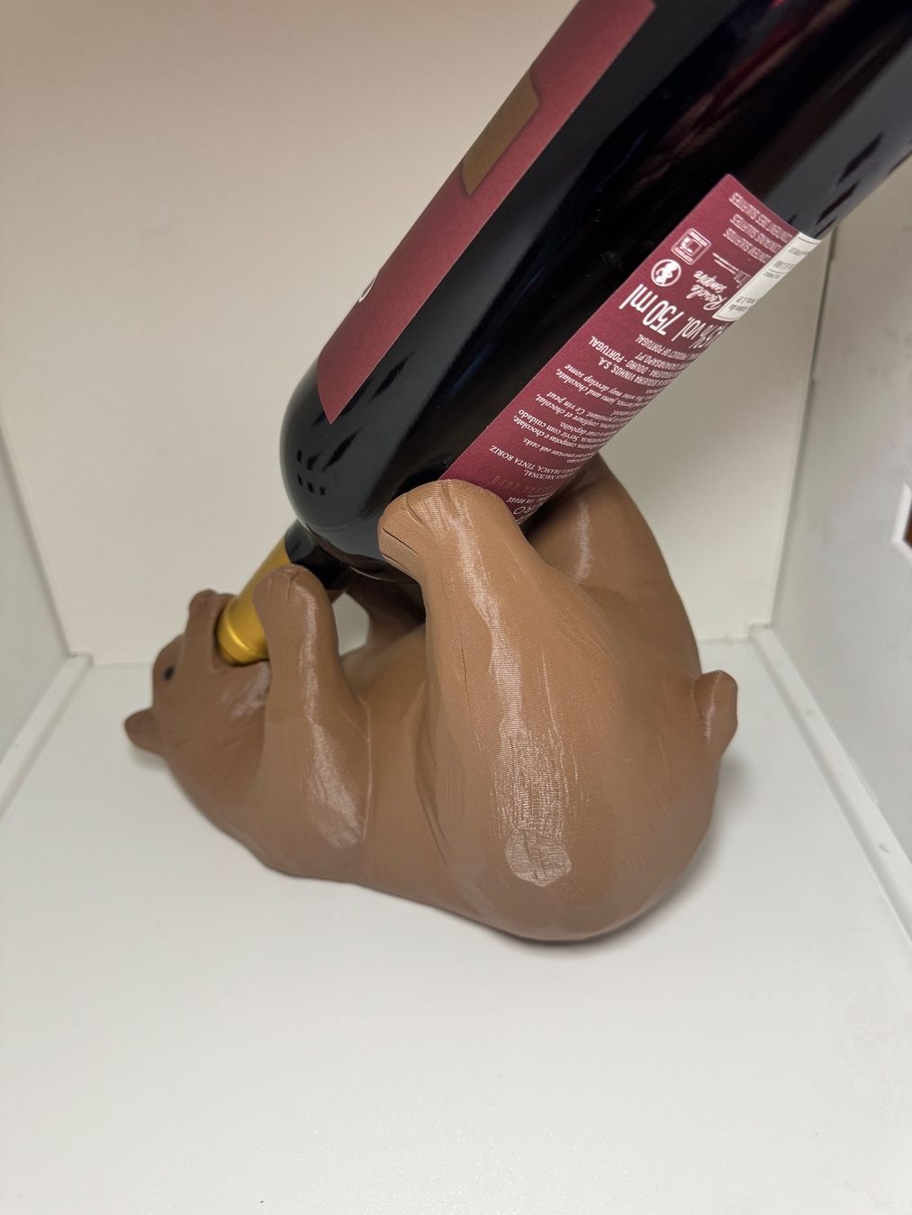 Weingestelle & -ständer: Ours support pour bouteille – Neu (gemäss Beschreibung) aus Vicques von PAMB3D 8