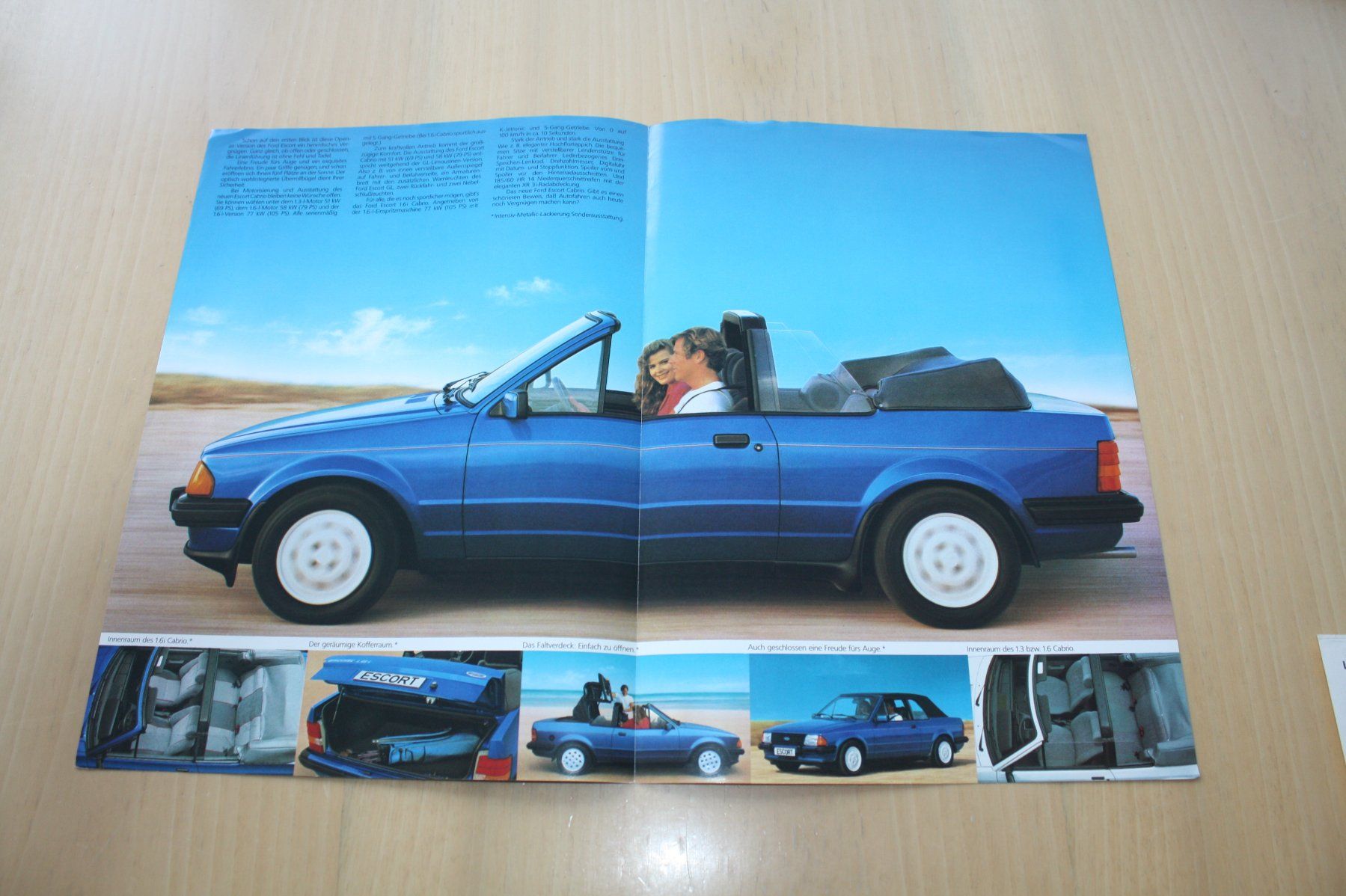 Ford Documenti: Ford Escort Cabrio Prospekt 9/1993 – Usato da Wikon venduto da erwin400 1