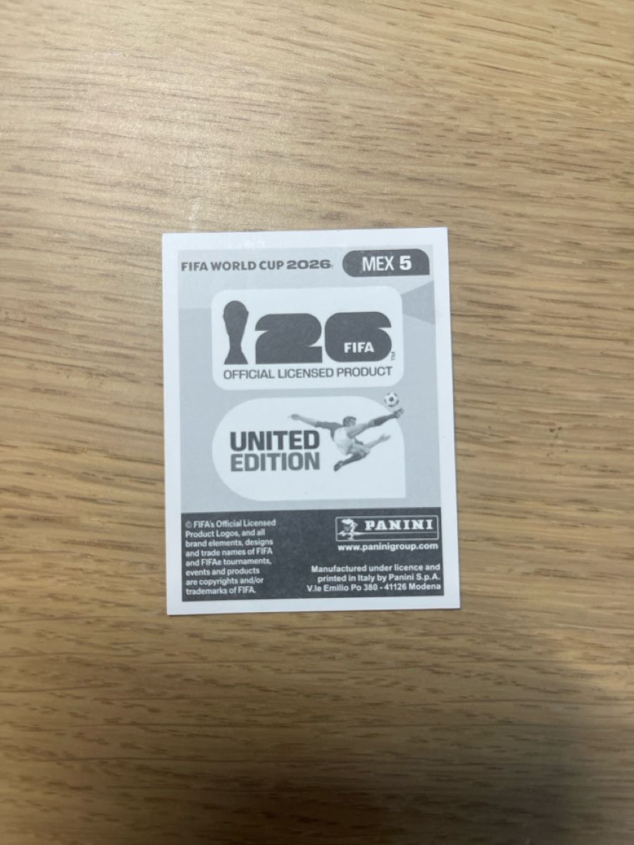Sticker: Panini FIFA WC MEX 5 – Nuovo (secondo la descrizione) da Lausanne 26 venduto da mar_2ldv 1