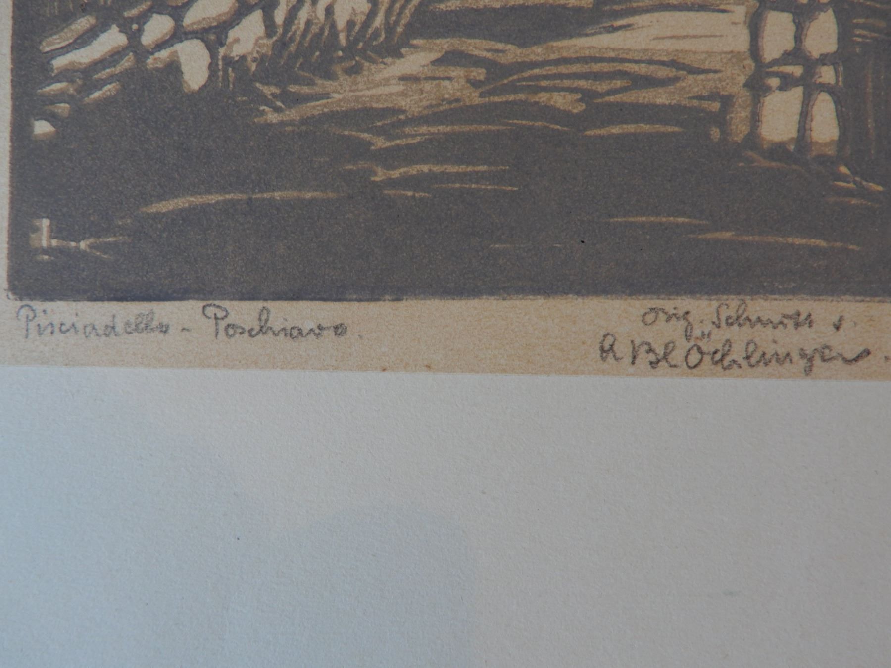 Grafica & Litografie: Anton BLÖCHLINGER (1885-1961) 3x Lithog – Usato da Emmenbrücke venduto da Kunstankaufverkauf9 6