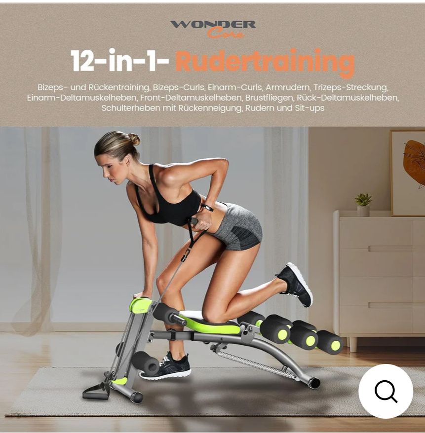 Hometrainer: Trainingsgerät Wonder Core – Gebraucht aus Neuenkirch von Jacklimy 1