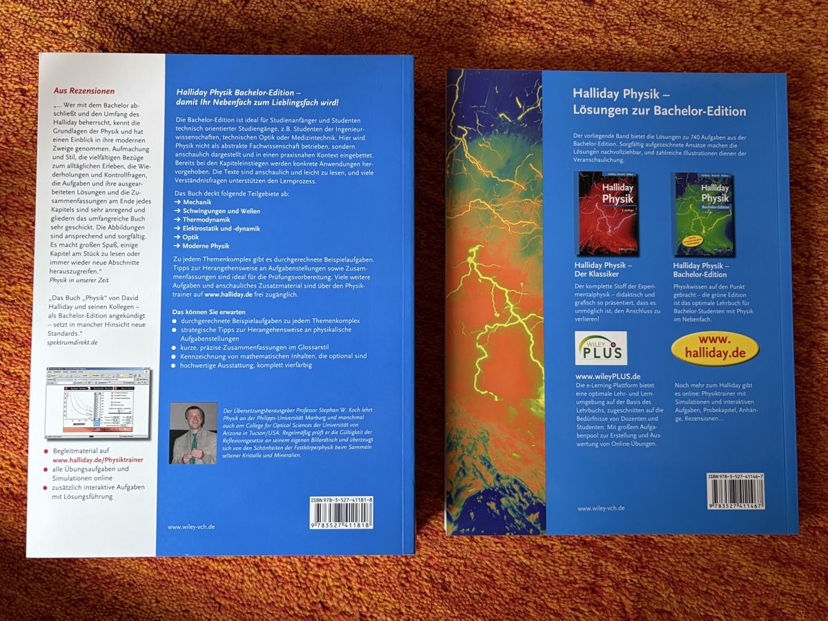 Libri: Buch Halliday Physik Bachelor-Edition – Usato da Latterbach venduto da Bbutz98 1