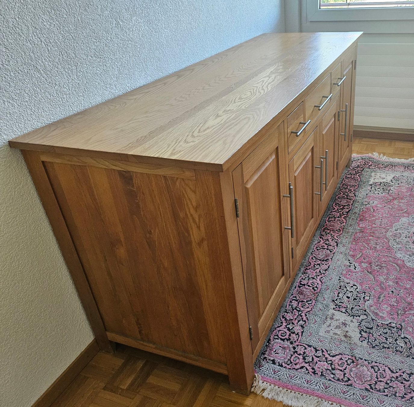 Cassettiere: Massives Eichenholz Sideboard Kommode Anrichte natur geölt – Usato da Dietikon venduto da erdbeeren 4