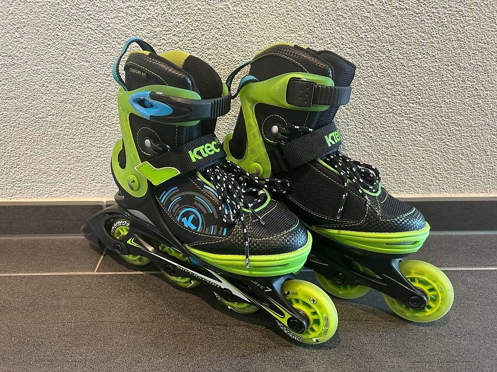 Pattini in linea & Pattini a rotelle: KTec Inline Skates, verstellbar, Grösse 32-35 – Usato da Hildisrieden venduto da Albi35 1