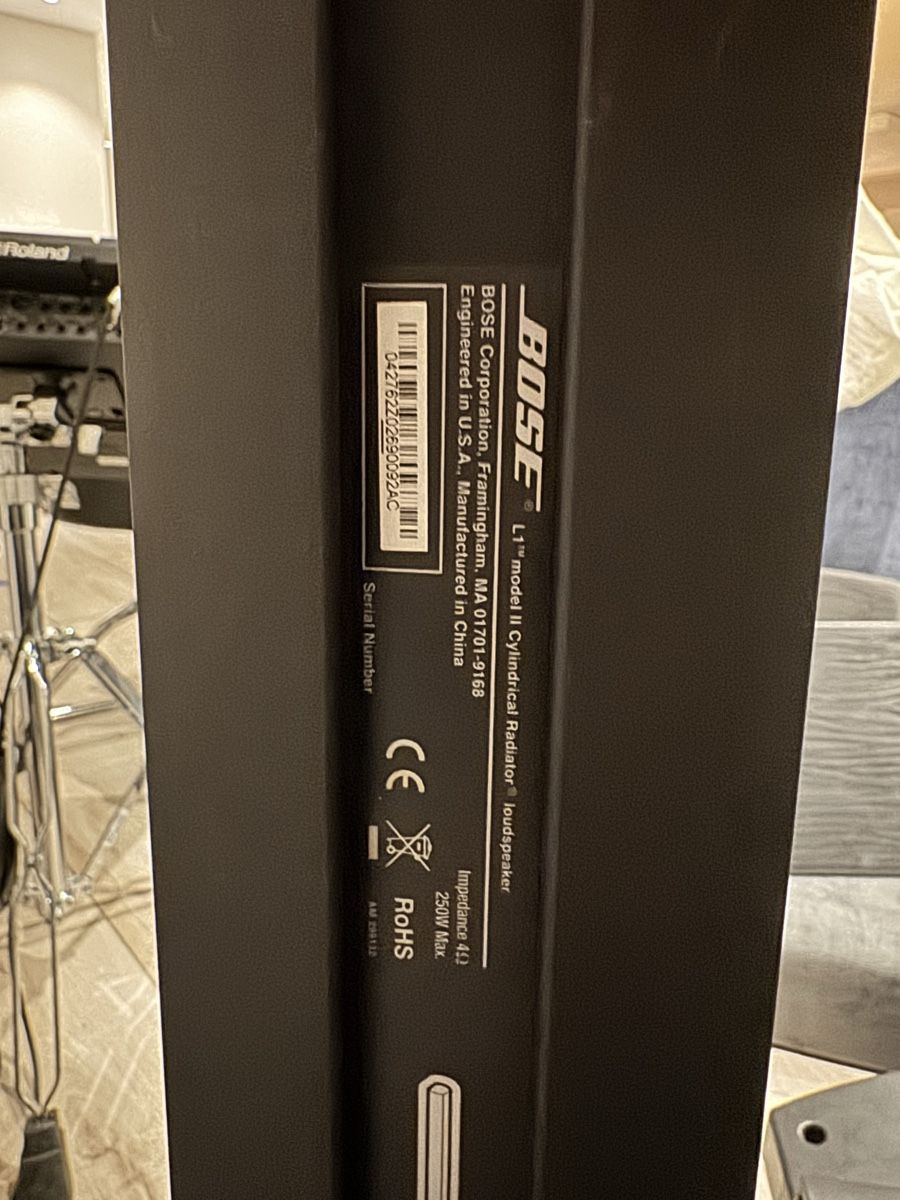 Bose Casse acustiche: Bose L1 PA mit B1 und B2 Bass Modul – Usato da Riedholz venduto da swissdrummusic 2