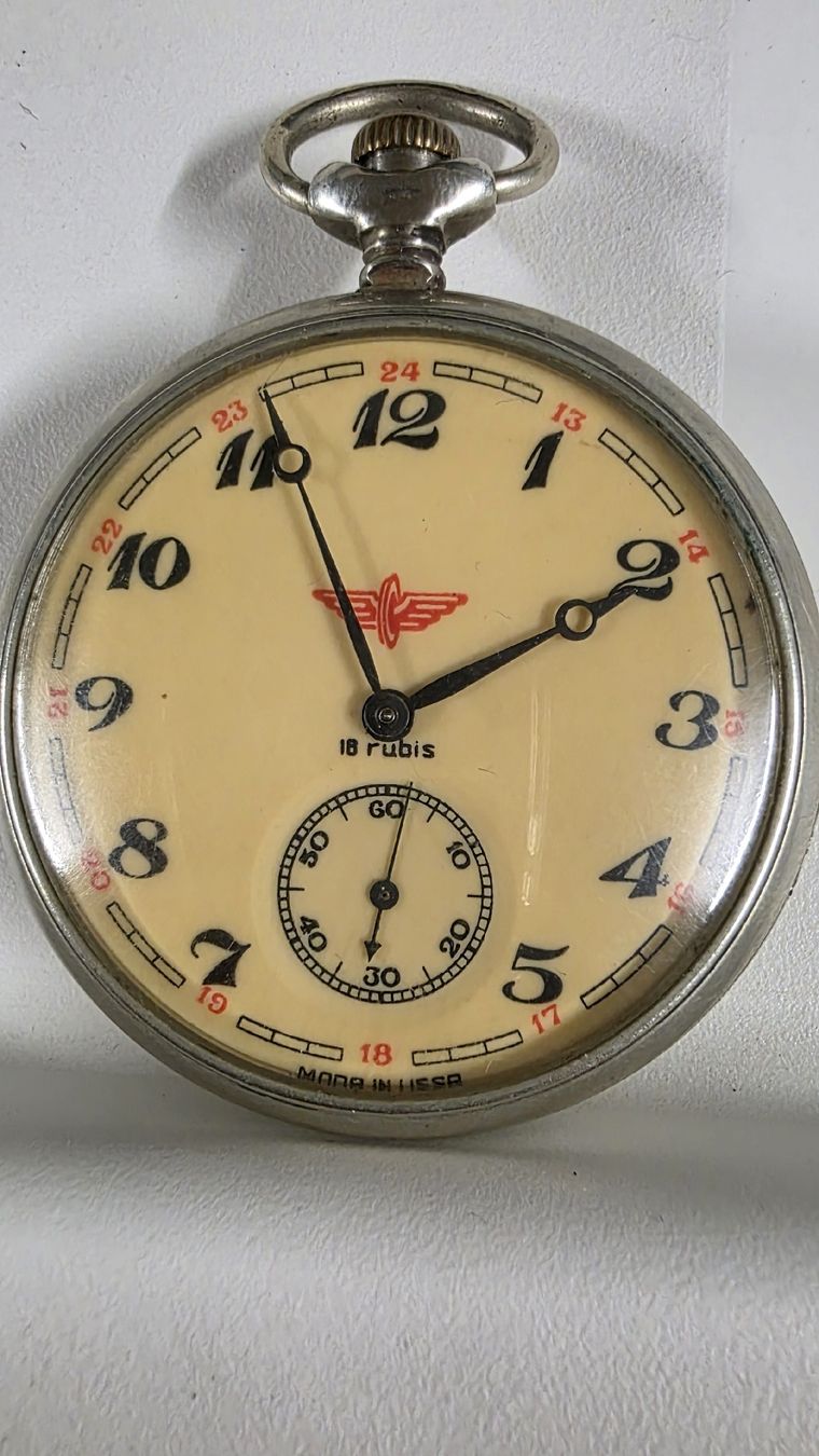 Orologi: Sowjetische Molnija Taschenuhr – Usato da Glattbrugg venduto da VELIA2018