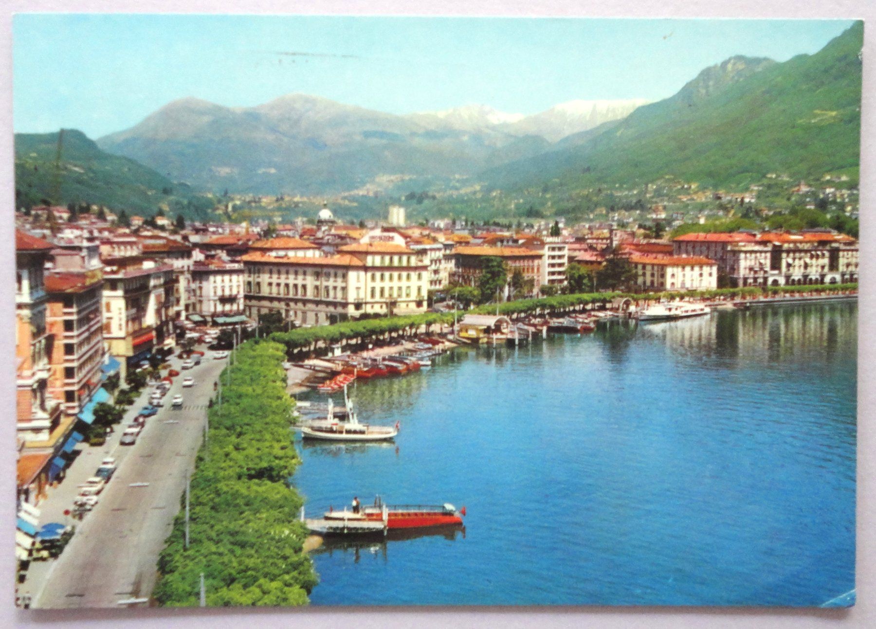 Cartoline postali: Lugano - Veduta lungolago – Usato da Fétigny venduto da Billy2miny