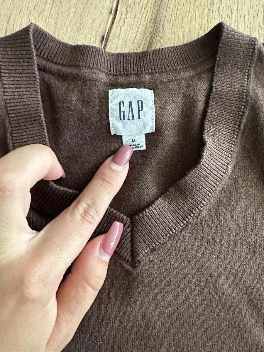 Gap Maglioni & Felpe: Gap Herren Pullover V-Ausschnitt braun Grösse M – Nuovo (secondo la descrizione) da Glattbrugg venduto da SMusic98 3