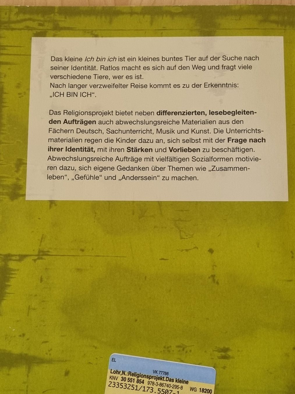 Riviste & Magazine: Das kleine Ich bin ich, Religionsprojekt – Usato da Weite venduto da Nur63 7