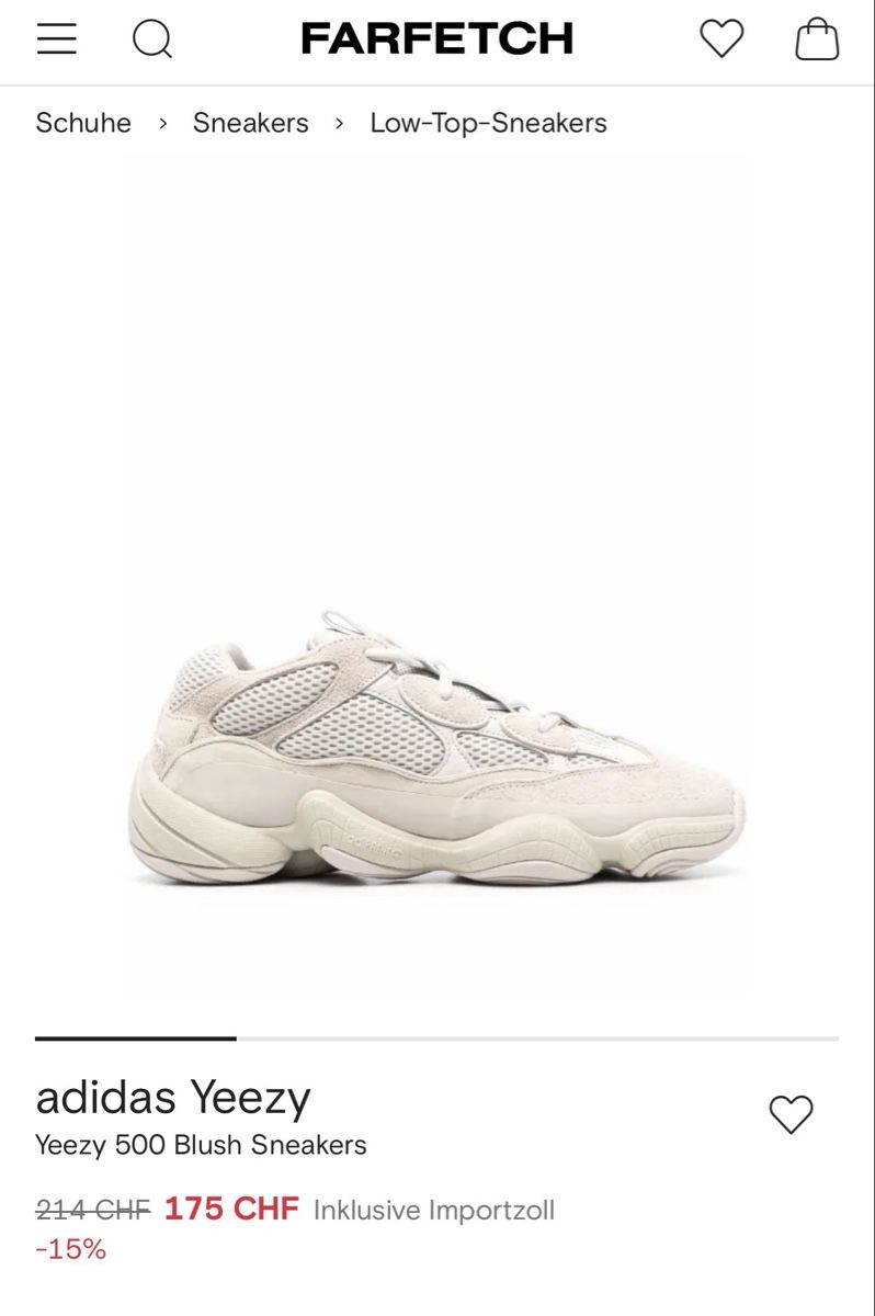 Adidas Herrenschuhe: Adidas Yeezy 500 Gr.39 1/3 – Gebraucht aus Basel von kar_6lxm 6