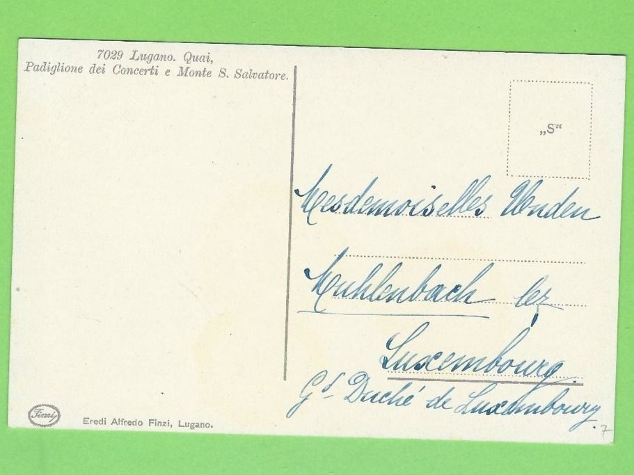 Cartoline postali: Lugano, Quai – Usato da Zürich venduto da t24_de 1