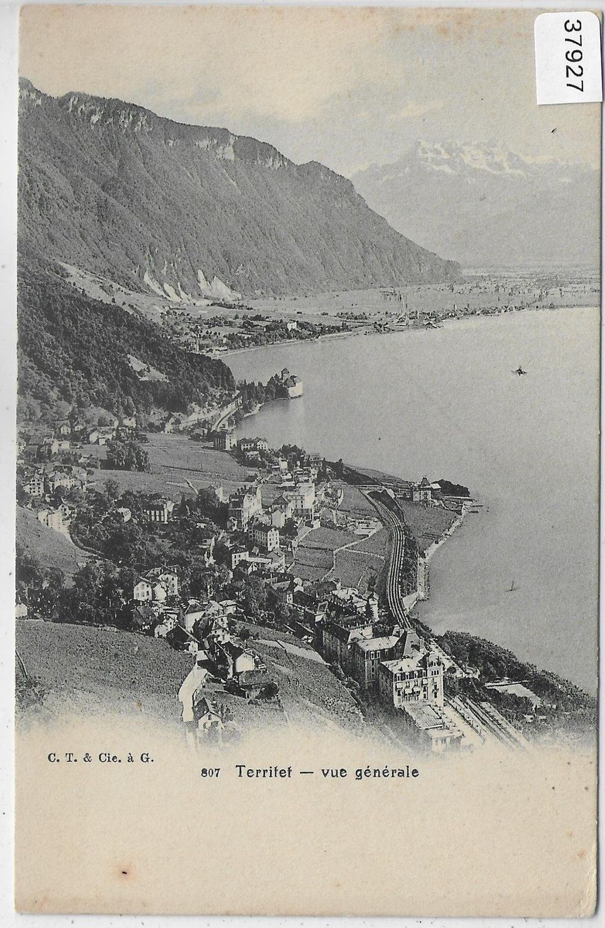 Cartes postales: Territet - vue generale – D'occasion à Ettingen par Kartenplanet