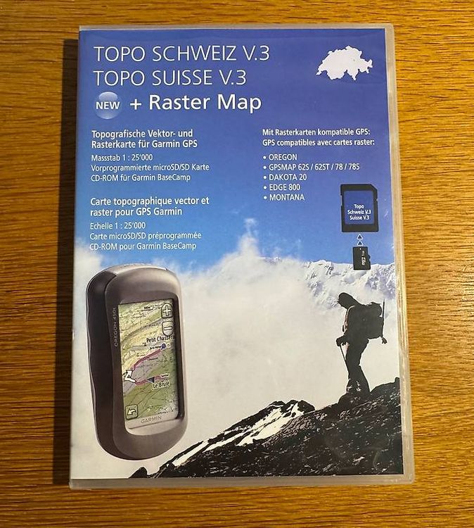 Topo Schweiz V.3 für Garmin GPS (Gebraucht) in Zürich für CHF 35 – nur ...